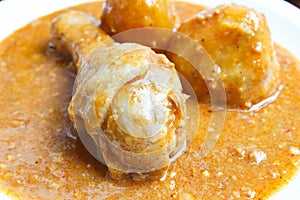 Chicken massaman curry.