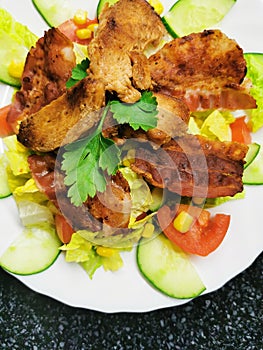 chicken meat salad