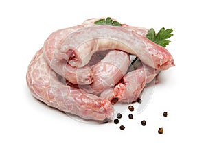 Chicken neck with parsley and black pepper