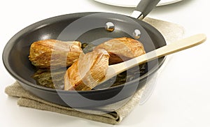 Chicken in non stick pan