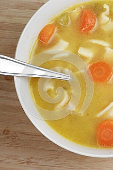 Chicken Noodle Soup closeup