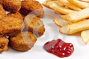 Chicken nuggets photo