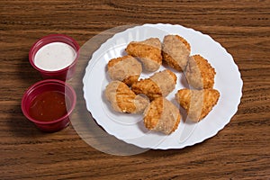 Chicken nuggets dinner