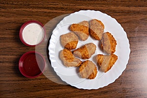 Chicken nuggets dinner