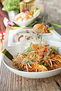 Chicken Pad Thai Dish