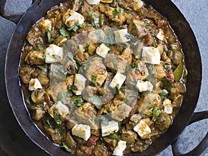 Chicken and Paneer Balti