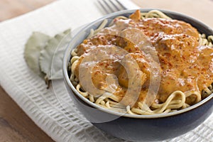 Chicken Paprikash