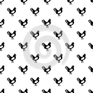 Chicken pattern vector seamless