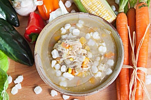 Chicken posole stew