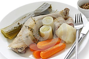 Chicken pot-au-feu