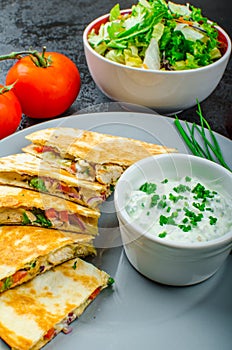 Chicken quesadilla