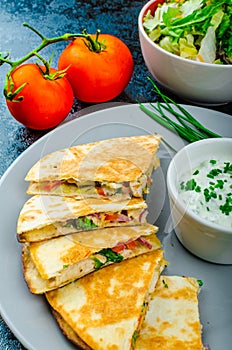 Chicken quesadilla