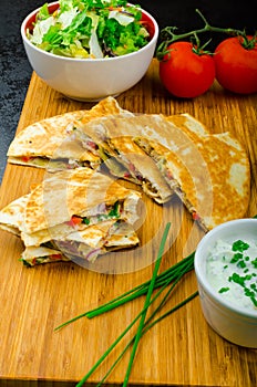 Chicken quesadilla