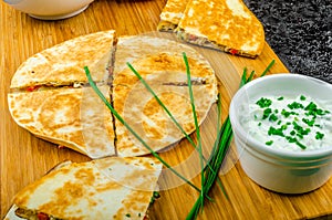 Chicken quesadilla