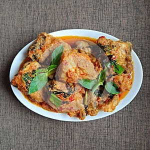 Chicken rica-rica is one of the specialties of Manado, North Sulawesi. The word rica comes from the Manado