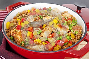 Chicken with Rice Arroz Con Pollo photo