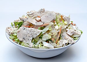 Chicken salad in bowl