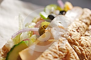 Chicken salad sandwich