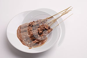 Chicken Satay (known as Sate Ayam in Indonesian or Malay