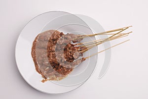 Chicken Satay (known as Sate Ayam in Indonesian or Malay