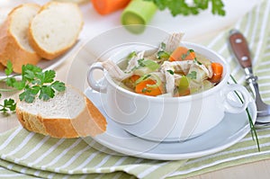 Chicken soup photo