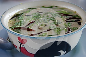 Chicken Soup in Coconut Milk