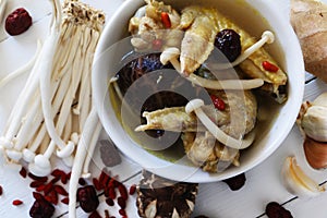 Chicken soup recipe. Chinese cuisine