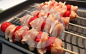 Chicken souvlaki