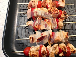 Chicken souvlaki