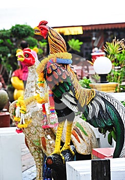 Chicken statue