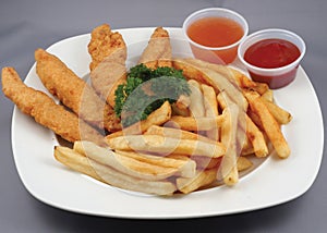 chicken strips and fries combo