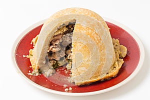 Chicken suet pudding horizontal