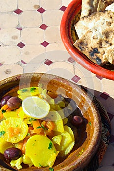 Chicken Tajine in Morocco photo