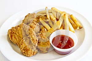 Chicken Tenders and Fries