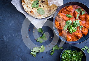 Chicken tikka masala background