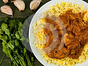 Chicken Tikka Masala Curry With Basmati Rice