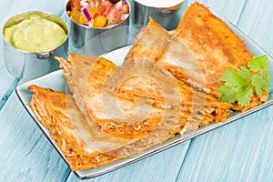 Chicken Tinga Quesadillas photo