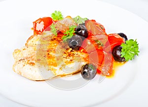 Chicken with tomatos