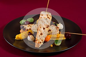 turkey leg with with vegetables