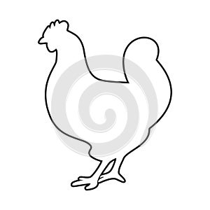 Chicken Vector Icon