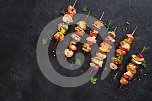 Chicken and Vegetable Skewers