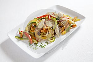 Chicken with vegetables