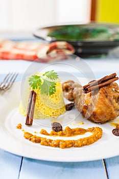 Chicken and vegetables