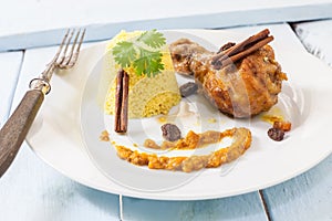 Chicken and vegetables