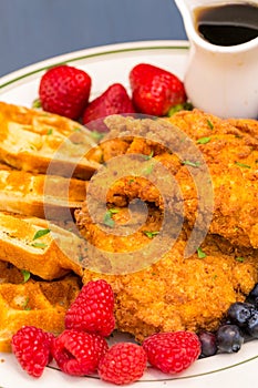 Chicken and Waffles