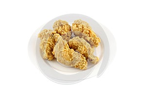 Chicken wing fried dish