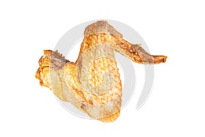 chicken wing fried isolated on white background