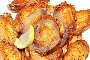 Chicken wings barbequed