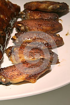 Chicken Wings Barbequed