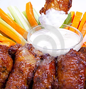 Chicken wings detail